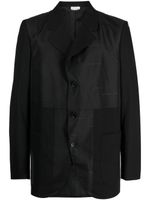Comme des Garçons Homme Deux blazer en laine à logo imprimé - Noir Comme des Garçons Homme Deux blazer en laine à logo imprimé - Noir