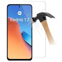 Xiaomi Redmi 12 Screenprotector van gehard glas - 9H - Case Friendly - Doorzichtig - thumbnail