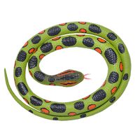 Rubberen speelgoed anaconda slang 117 cm - thumbnail