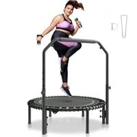 VEVOR Mini Fitness Trampoline Training Trampoline Volwassenen 1027mm 150kg Handvat