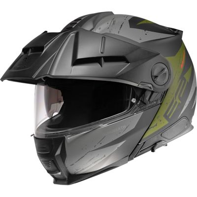 SCHUBERTH E2 Explorer, Systeemhelm, Mat zwart Groen