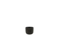 Pot Bolino shiny black D8 H8 mini