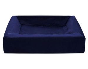 BIA BED ROYAL FLUWEEL OVERTREK HONDENMAND NAVY BIA-60 70X60X15 CM