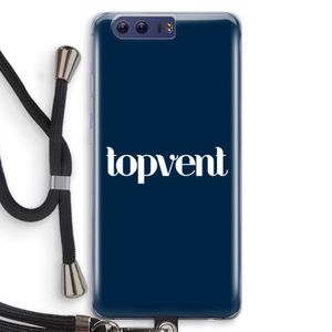 Topvent Navy: Honor 9 Transparant Hoesje met koord