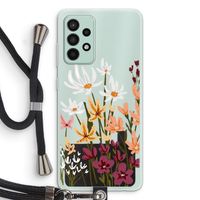 Painted wildflowers: Samsung Galaxy A52s 5G Transparant Hoesje met koord