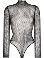 KHAITE body Fena en dentelle - Noir