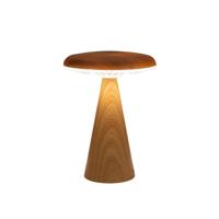 Tafellamp USB oplaadbaar bamboe 20x12cm