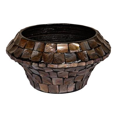 Daven Bronzen poly shell pot rond laag S