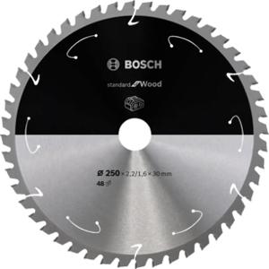 Bosch Accessories 2608837728 2608837728 Hardmetaal-cirkelzaagblad 250 x 30 mm Aantal tanden: 48 1 stuk(s)