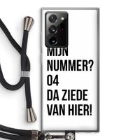 Da ziede van hier: Samsung Galaxy Note 20 Ultra / Note 20 Ultra 5G Transparant Hoesje met koord