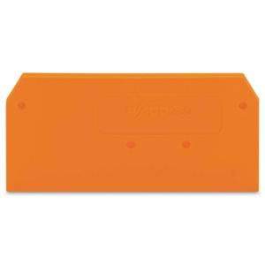 WAGO 280-309 Afsluit- en scheidingsplaat Oranje 100 stuk(s)