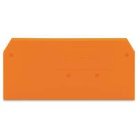 WAGO 280-309 Afsluit- en scheidingsplaat Oranje 100 stuk(s)