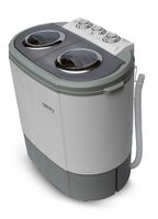 Camry Premium CR 8052 wasmachine Bovenbelading 3 kg Grijs, Wit - thumbnail