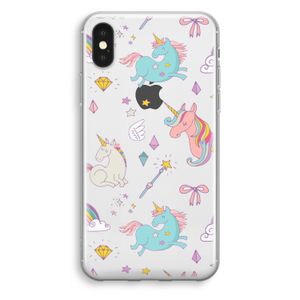 Fantasiewereld: iPhone XS Transparant Hoesje