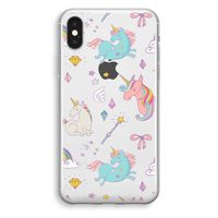 Fantasiewereld: iPhone XS Transparant Hoesje