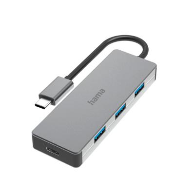 Hama usb-c-hub 4-poorts usb 3.2 gen2 10 gbit/s alu Hama usb-c-hub 4-poorts usb 3.2 gen2 10 gbit/s alu