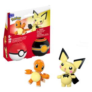 Mattel Mega construx pokémon bouwset - charmander en pikachu