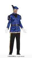 Hoofdpiet Kostuum Blauw/Zwart Hoofdpiet Kostuum Blauw/Zwart