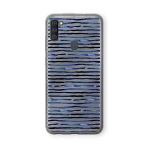 Verrassende lijnen: Samsung Galaxy A11 Transparant Hoesje