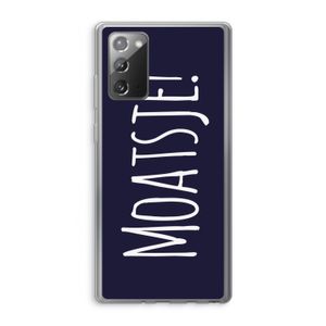 Moatsje!: Samsung Galaxy Note 20 / Note 20 5G Transparant Hoesje