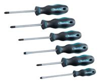 Makita schroevendraaierset 6-delig (sl4/sl5,5/ph1/ph2/pz1/pz2)