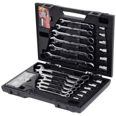 KS Tools 503.4960 5034960 Ring-steeksleutelset 30-delig Sleutelbreedte (metrisch) 19 mm