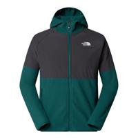 The North Face Glacier Heavyweight FZ Hoodie Fleece Heren Deep Nori/Asphalt Grey/TNF Black M