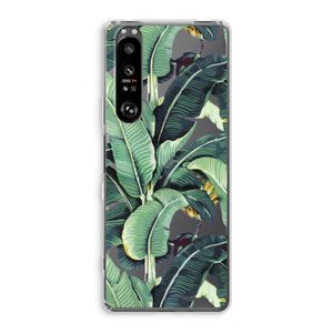Bananenbladeren: Sony Xperia 1 III Transparant Hoesje
