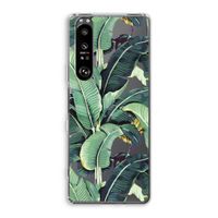 Bananenbladeren: Sony Xperia 1 III Transparant Hoesje