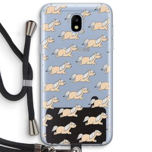 Ponys: Samsung Galaxy J5 (2017) Transparant Hoesje met koord
