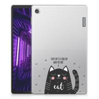 Lenovo Tab M10 Plus Tablet Back Cover Cat Good Day Lenovo Tab M10 Plus Tablet Back Cover Cat Good Day