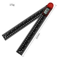 Twee-in-één digitale hoek Protractor (300mm) Twee-in-één digitale hoek Protractor (300mm)