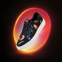 Velour Flora Sneakers Lureaux - Handgemaakte Nette Schoenen Voor Heren