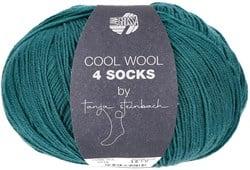 Lana Grossa Cool Wool 4 Socks Uni 7719 Opaalgroen