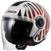 LS2 Helmet of620 classy cool l white