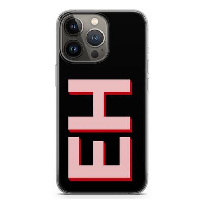 Monogram: iPhone 13 Pro Transparant Hoesje