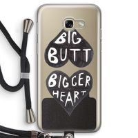 Big butt bigger heart: Samsung Galaxy A5 (2017) Transparant Hoesje met koord