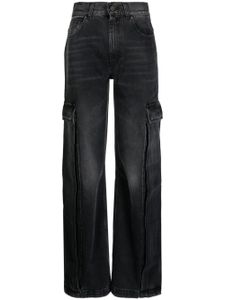 Stella McCartney jean ample à poches cargo - Gris