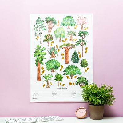 The Chartologist Poster - Bomen The Chartologist Poster - Bomen