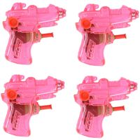 Mini waterpistool - 8x - roze - kunststof - 8 centimeter - zomer speelgoed - thumbnail