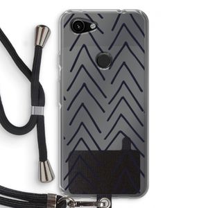 Marrakech Arrows: Pixel 3a Transparant Hoesje met koord
