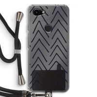 Marrakech Arrows: Pixel 3a Transparant Hoesje met koord
