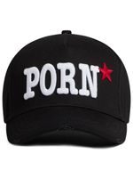 DSQUARED2 logo-embroidered cotton baseball cap - Noir