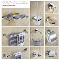 badkameraccessoireset handdoekenrek toiletrolhouder nieuw ontwerp schattig creatief eigentijds traditioneel roestvrij staal koolstofarm staal metaal 1pc - badkamer enkel dubbel Lightinthebox