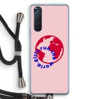 Run The World: Sony Xperia 5 II Transparant Hoesje met koord