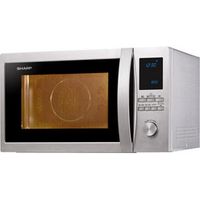 Sharp Home Appliances R-922STWE Aanrecht Combinatiemagnetron 32 l 1000 W Roestvrijstaal - thumbnail