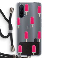 Waterijsje: OnePlus Nord CE 5G Transparant Hoesje met koord