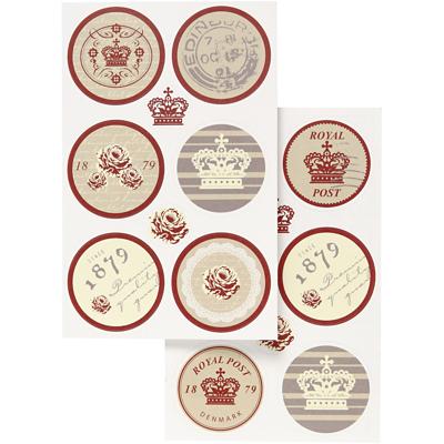 Vivi Gade Stickers, vel 9x14 cm, 4 div vellen/ 1 doos