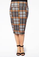 Yoek Skirt CHECK | Grijs | Maat 38/40 Yoek Skirt CHECK | Grijs | Maat 38/40