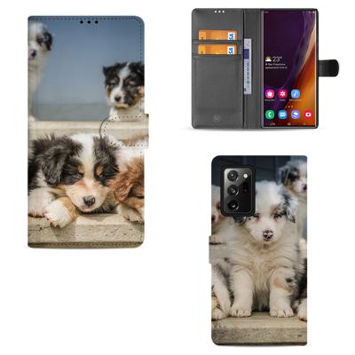 Bookcase Hoesje Maken Samsung Galaxy Note20 Ultra | Eigen telefoonhoesje ontwerpen | Op maat gemaakt